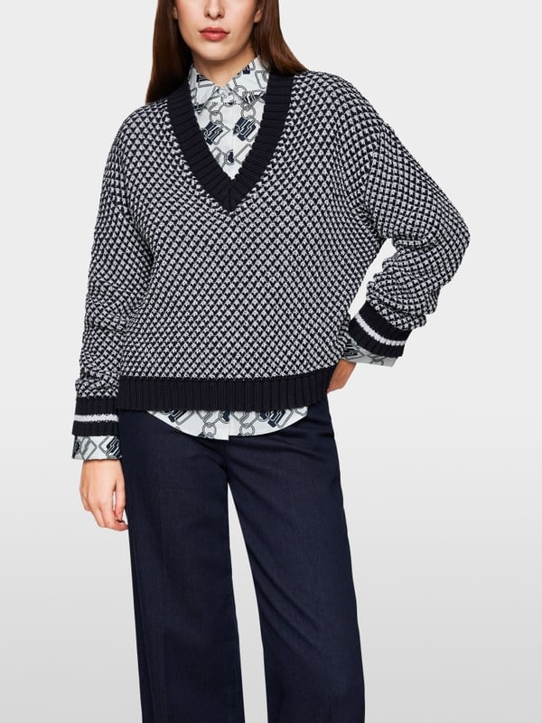 Knitted in Germany short jumper