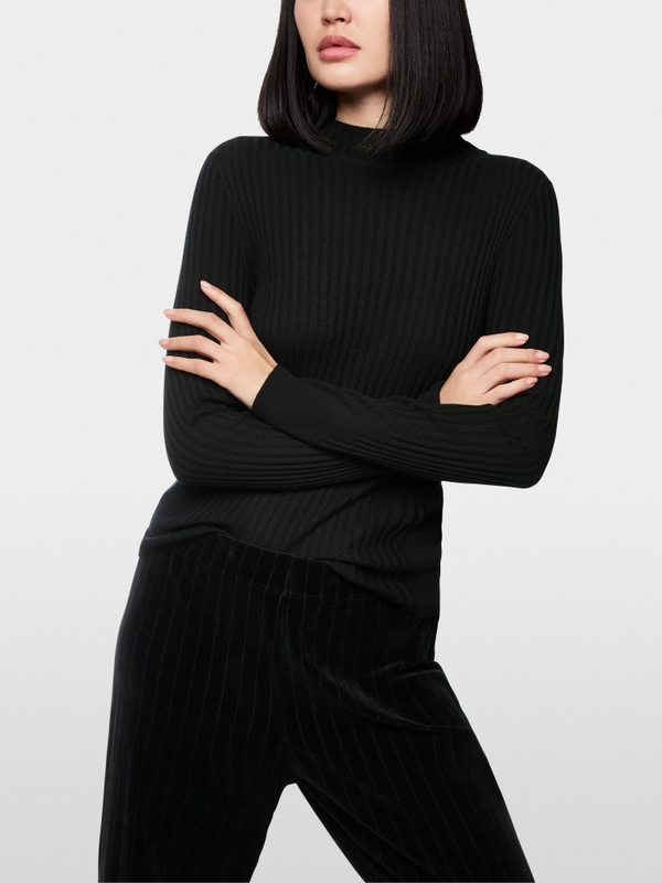 Pull à fines côtes « Rethink Together »