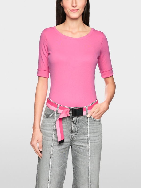 Basic shirt van stretchkatoen