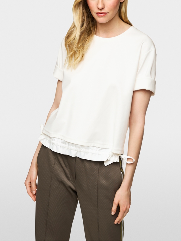 T-shirt carré avec cordon coulissant