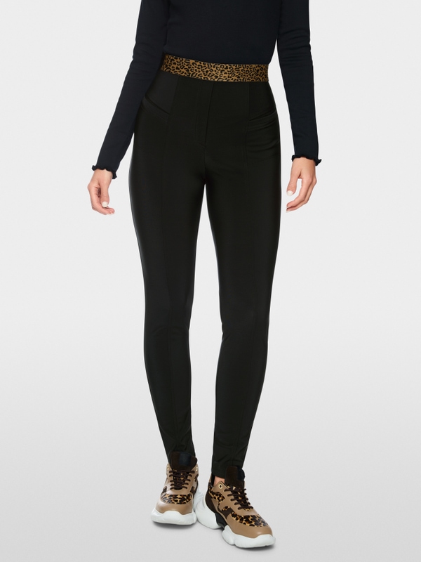 SOFIA slim-fit trousers with waistband