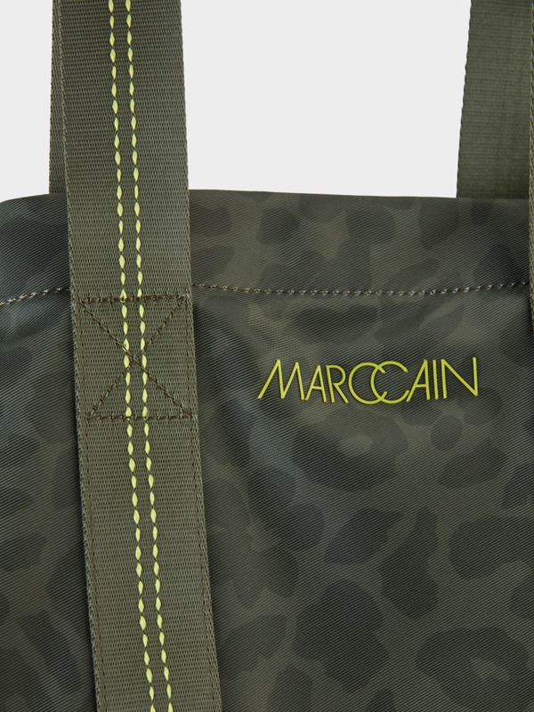 Sac cabas léopard avec compartiments intérieurs