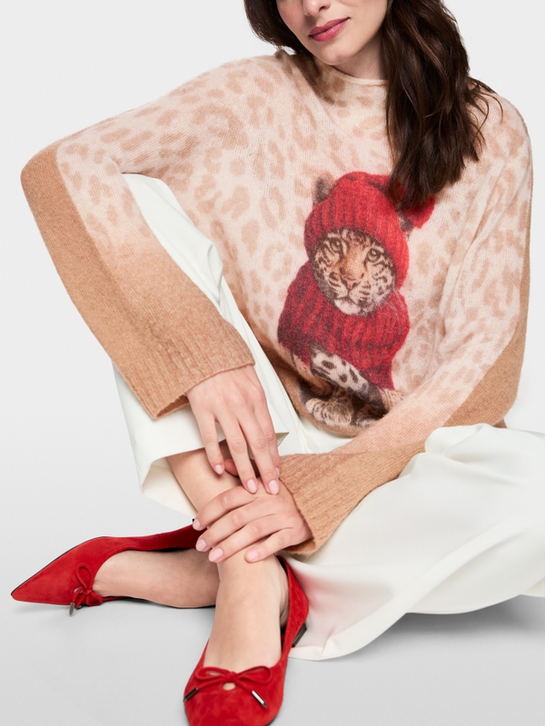 Pull de Noël tricoté en Allemagne