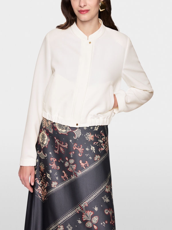 Veste à col montant et fermeture éclair