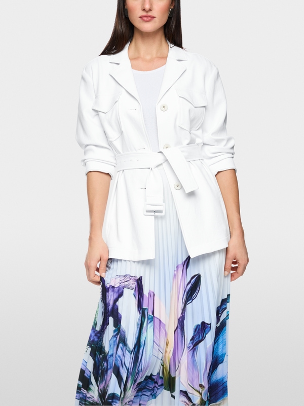 Veste caban avec ceinture