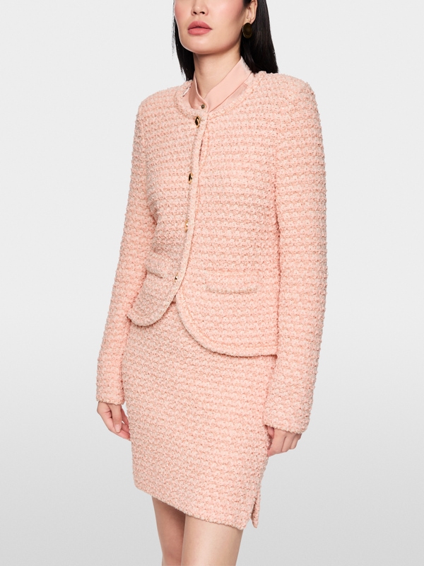 ‘Knitted in Germany’ tweed cardigan