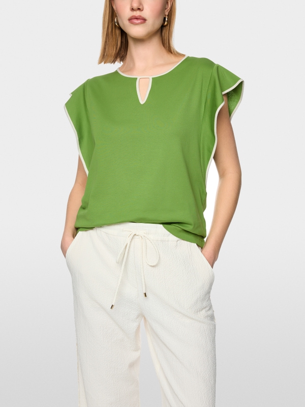 Feminine cotton stretch shirt