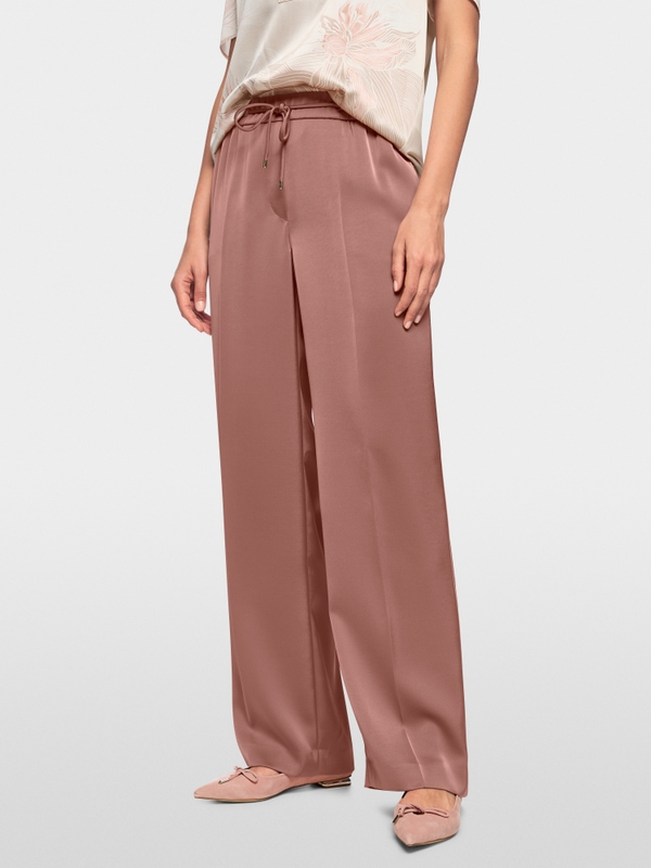 WIDE WASHINGTON pants with drawstring
