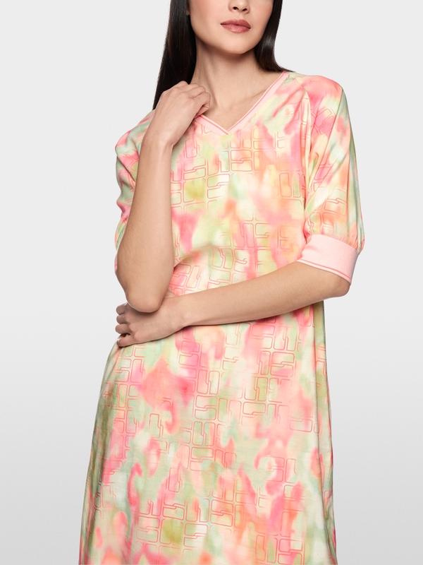 ‘Rethink Together’ dress with print