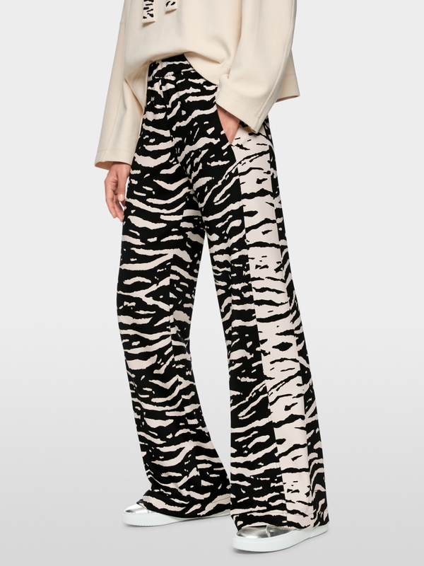 WELKOM trousers with animal print