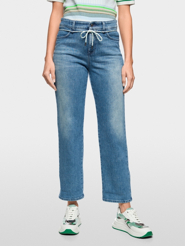 FENDOU feminine jeans with drawstring