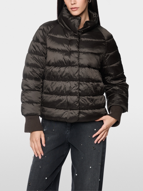 Quilted jacket with synthetic down