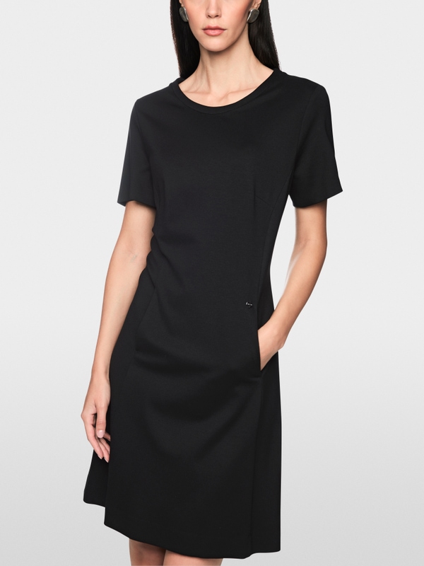 Stretch viscose mini dress