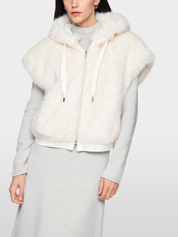Cosy faux fur waistcoat