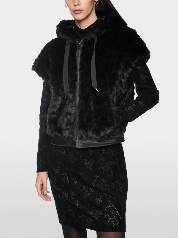Cosy faux fur waistcoat