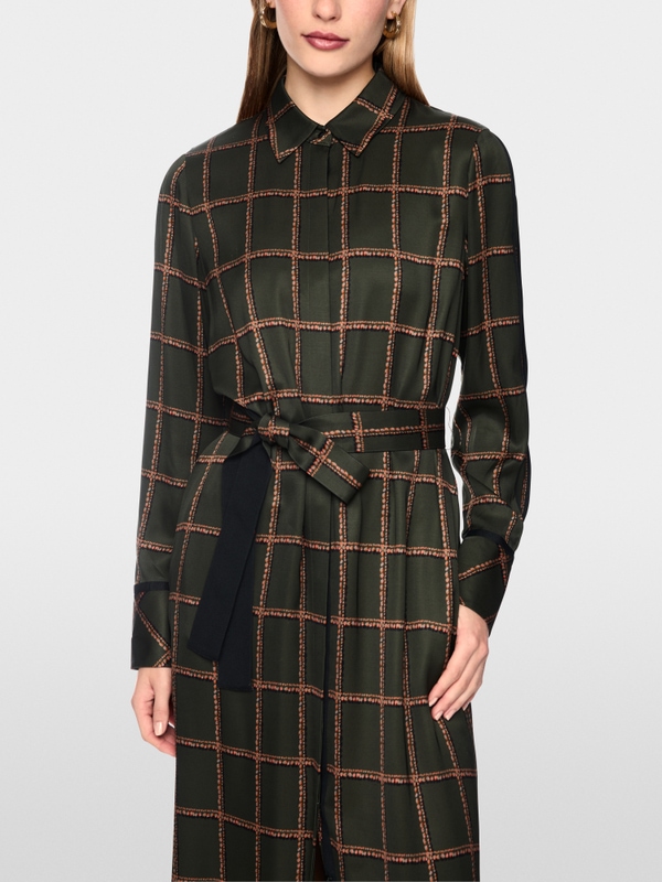 Printed viscose dress