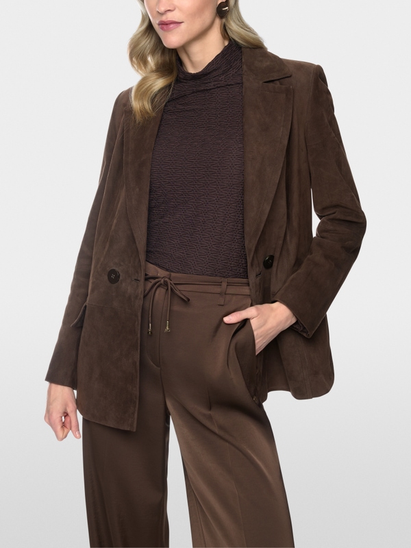 Suede blazer