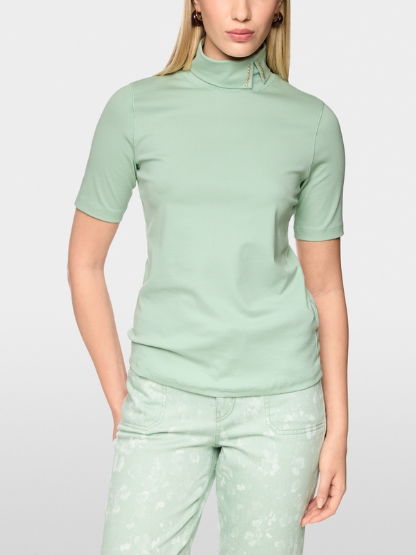 Stretch cotton shirt
