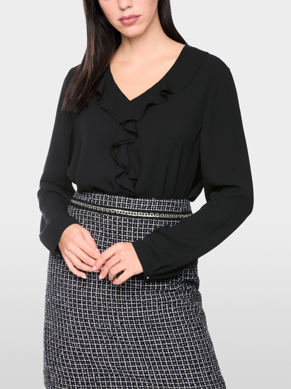 Blouse à volants