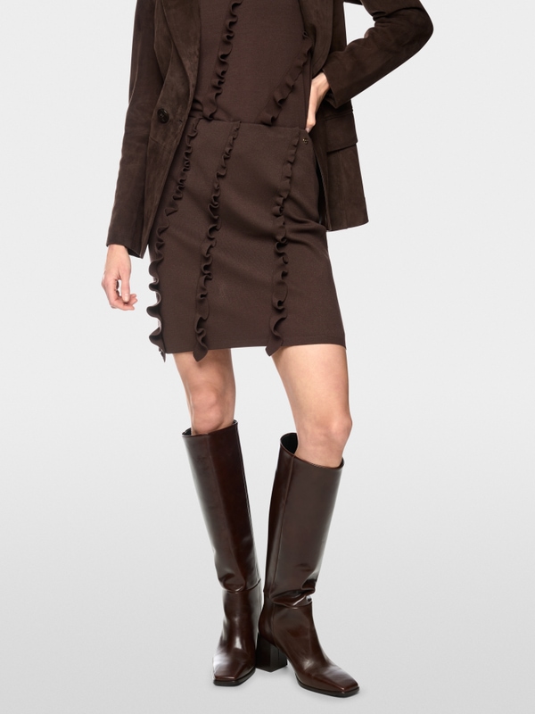 “Knitted in Germany” mini skirt