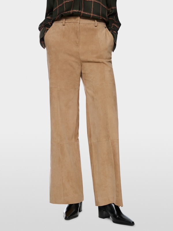 WARRI suede trousers