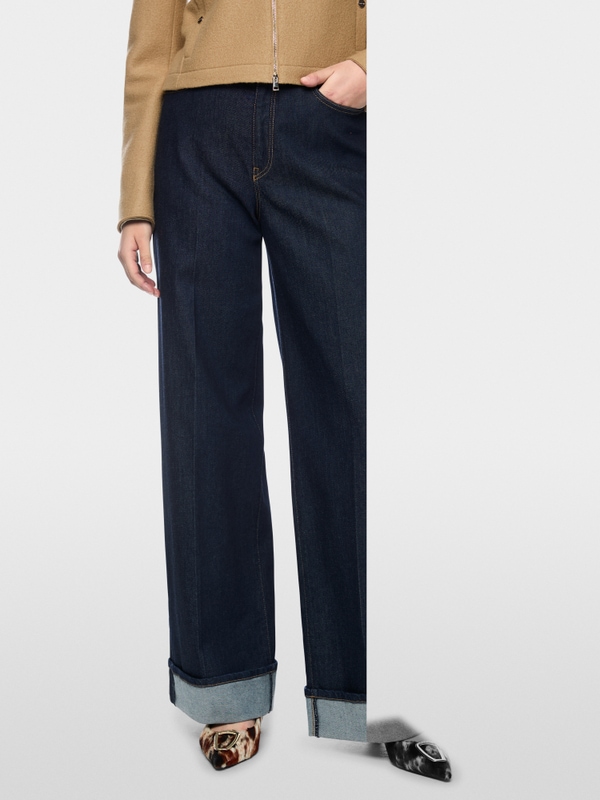 WARRI jeans with contrast stitching