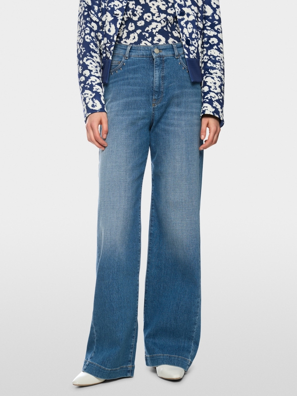 WARRI wide fit jeans with studs