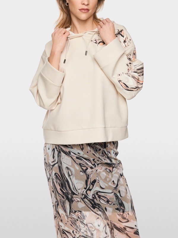 Oversized hooded sweatshirt