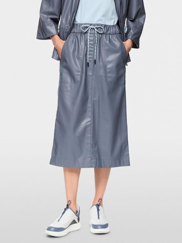 Faux leather skirt