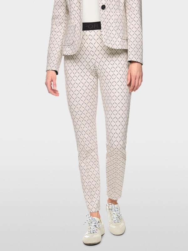 Pantalon imprimé en jersey scuba