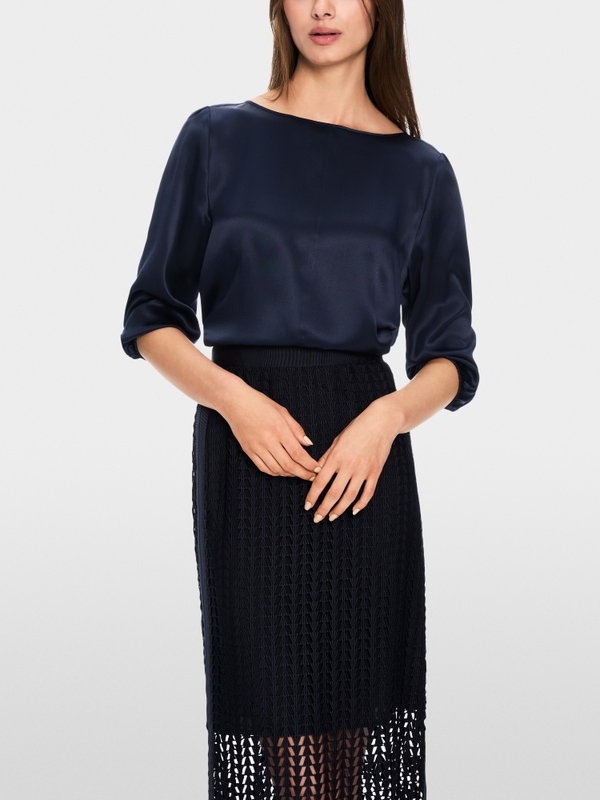 Losse zijden blouse