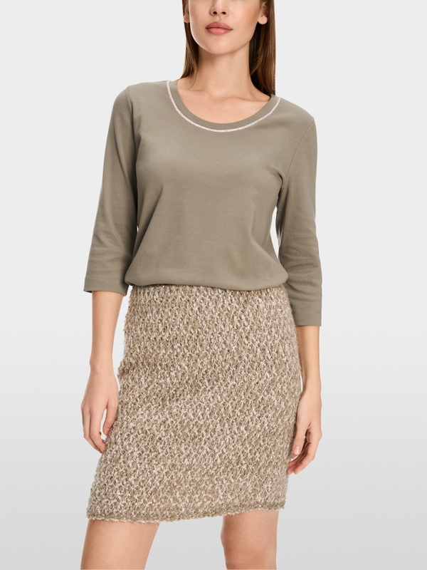 T-shirt avec perles