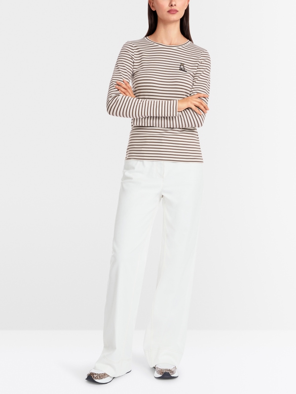 Longsleeve met gestreept patroon