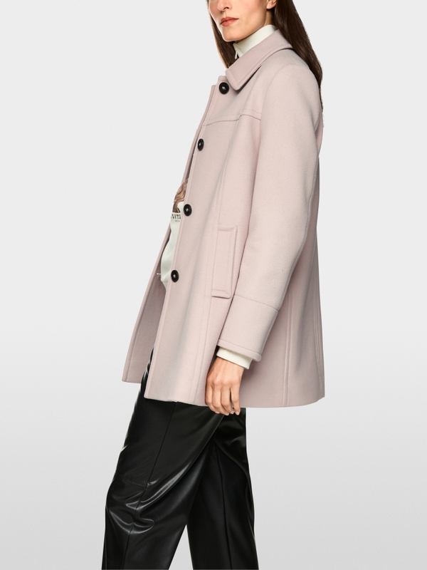 Jacke aus Schurwolle mit Kaschmir