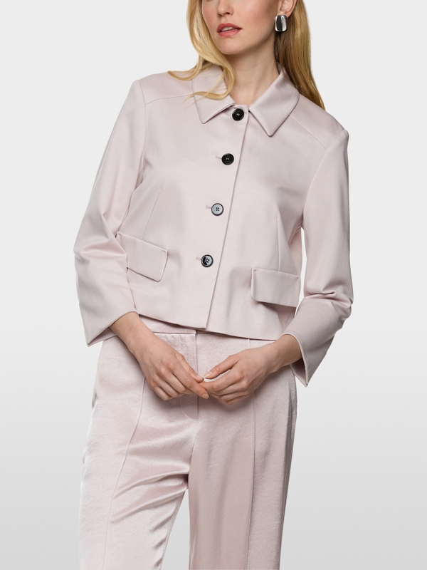 Kurzjacke mit Ärmelschlitzen
