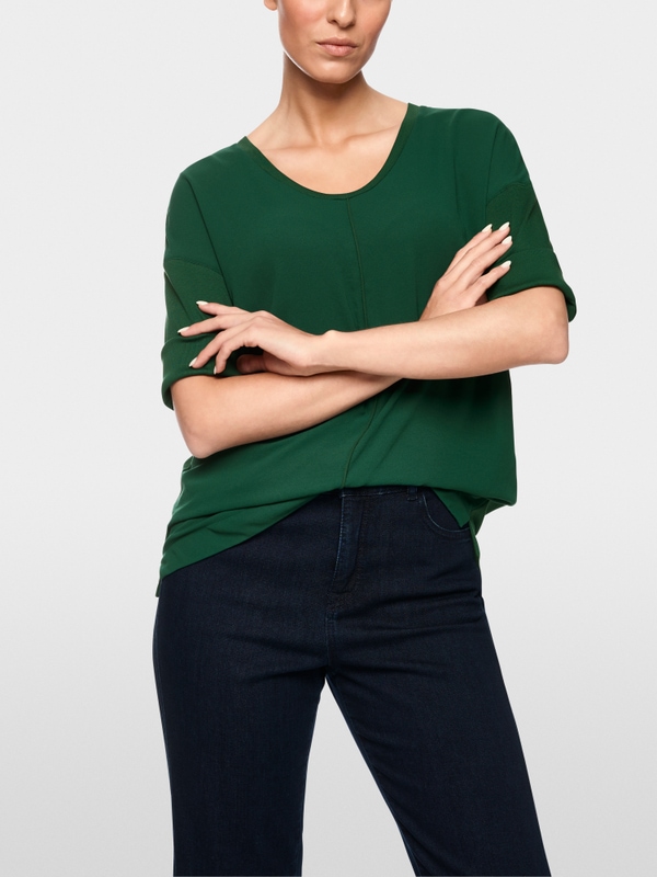 Blusenshirt mit V-Neck