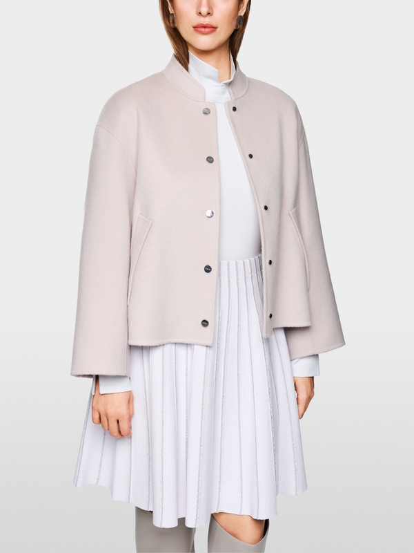 Veste oversize à manches côtelées