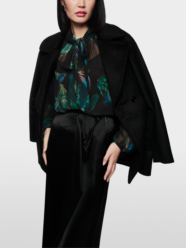 Transparente Bluse aus Viskose