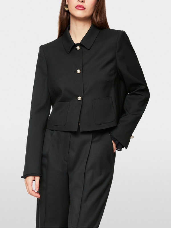 Elegante Jacke mit Perlen-Knöpfe