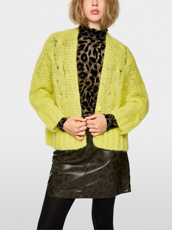 Cardigan en maille fine Knitted in Germany