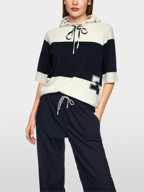 Kapuzenpullover mit Kaschmir