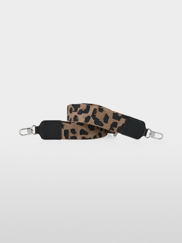 Large shopper with leo shoulder strap