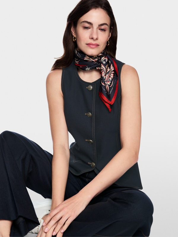 Weste in Denim-Optik