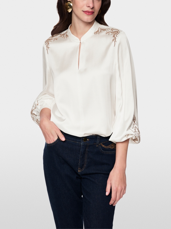 Chemisier en viscose mélangée