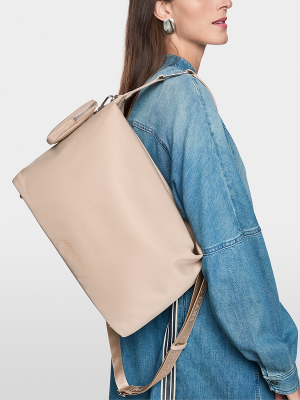 ‘Rethink Together’ nylon shoulder bag