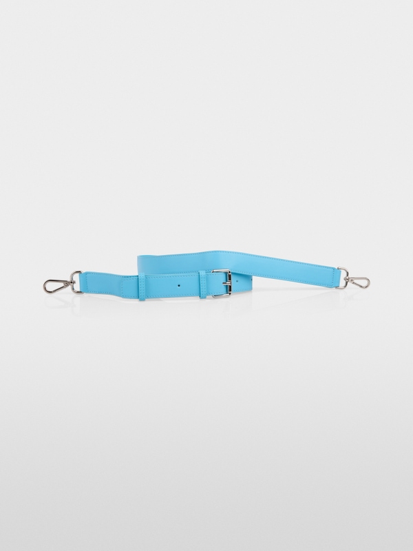 Faux leather shoulder bag