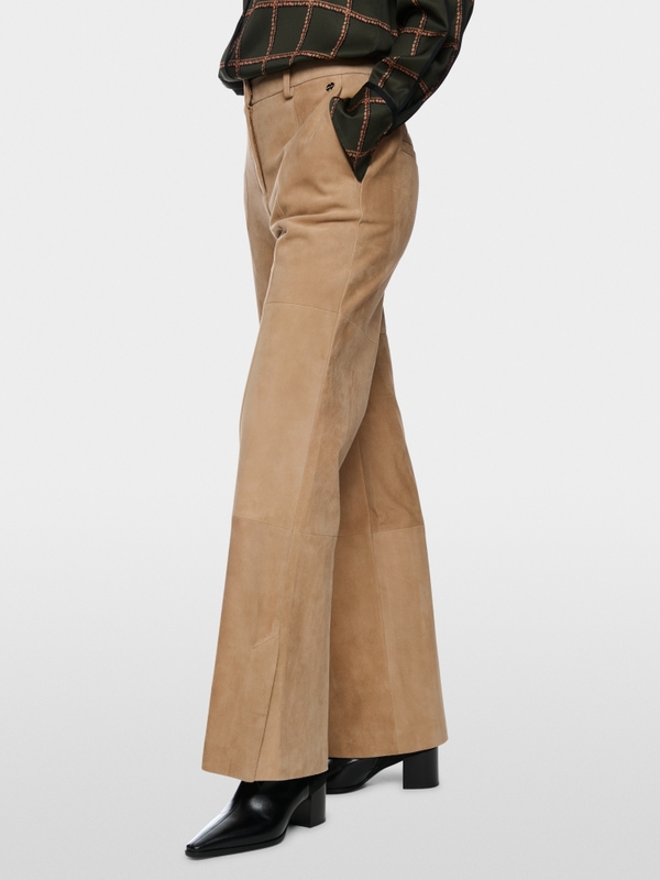 WARRI suede trousers