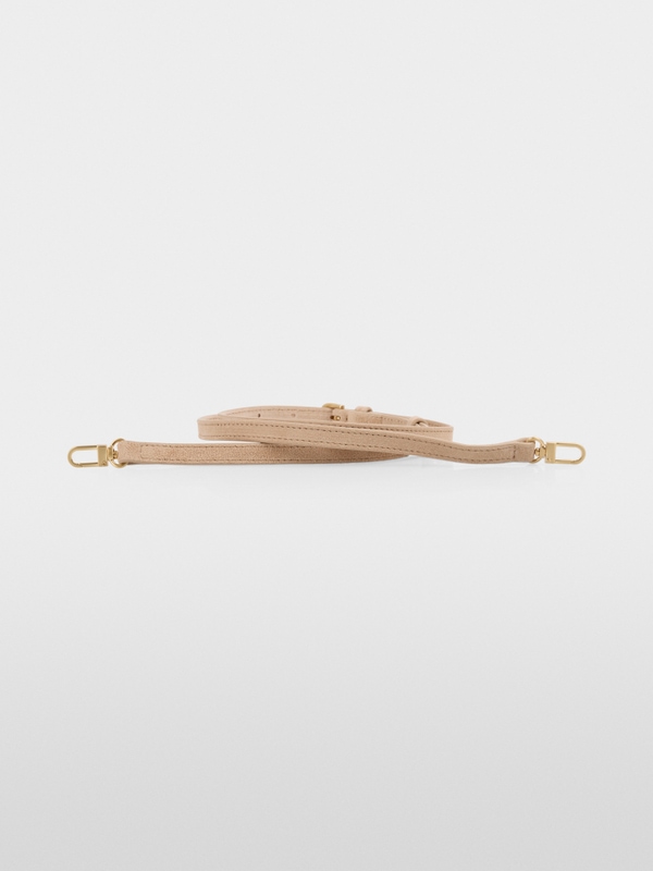 Mini suede shoulder bag