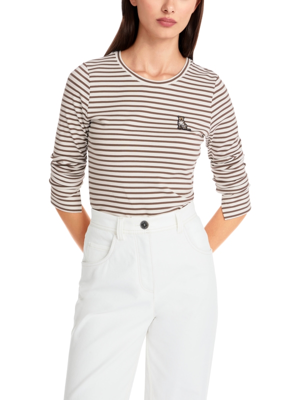 Longsleeve met gestreept patroon