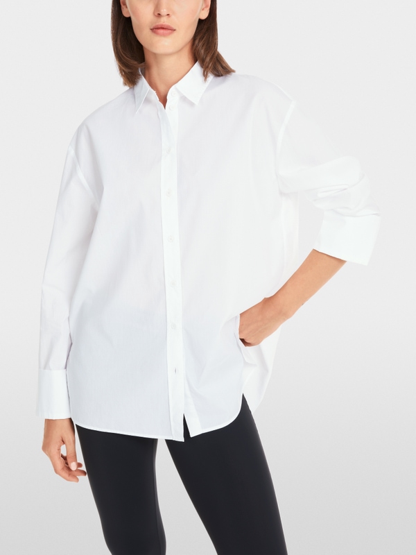 Loose solid blouse – "Rethink Together"